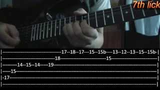 Nightmare Guitar Solo Lesson - Avenged Sevenfold(with tabs) 1/2