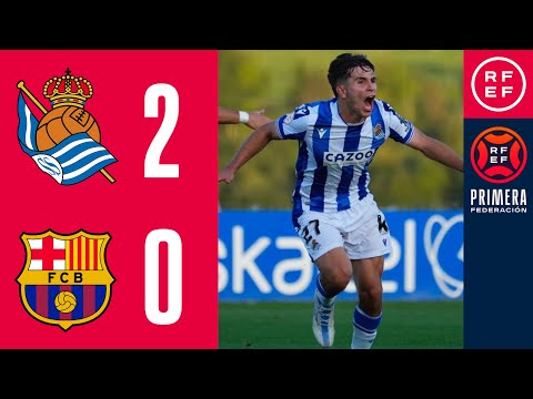 RESUMEN #PrimeraFederación | Real Sociedad B 2-0 FC Barcelona Atlètic | Grupo 2 | Jornada 6