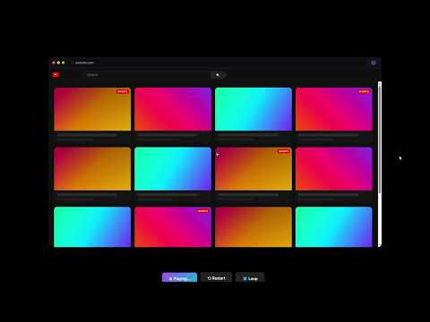 Item video thumbnail