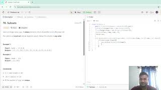 Download the video "Leetcode Problem :78. Subsets(Java Solution)"