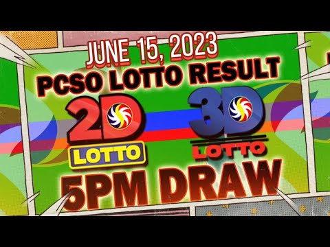 3D & 2D LOTTO 5PM RESULT TODAY JUNE 15, 2023 #swertres #ez2lotto #lottoresult #lottoresulttoday