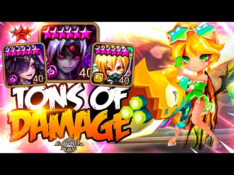 UNSTOPPABLE Cleave Team with MASS DAMAGE DEALERS - Summoners War