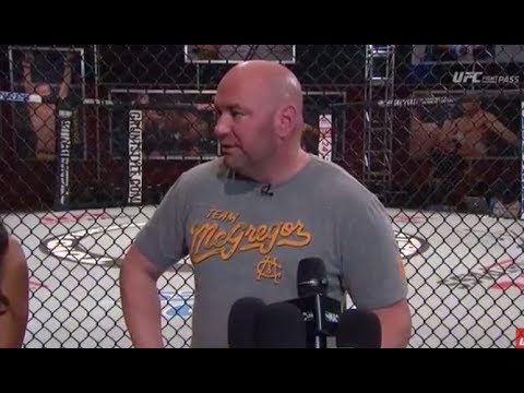 VIDEO: Dana White Scrum On Jon Jones, Conor McGregor