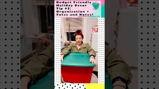 The Best HACK for Holiday Organization