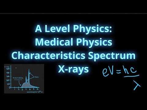 X-rays Characteristics Spectrum | Medical Physics, K-lines, Brehmsstrahlung