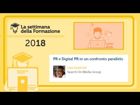 , title : 'PR e Digital PR in un confronto parallelo - Lisa Guerrini'