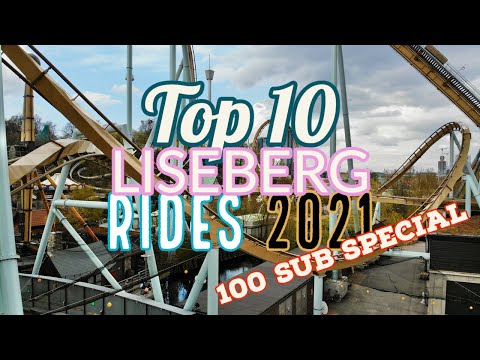TOP 10 Liseberg-Fahrten 2021 - 100 Sub Special