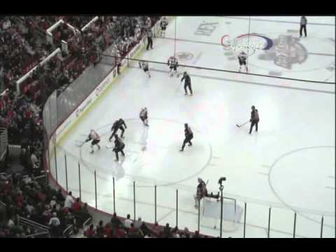 Jeff Carter scores again vs the Hurricanes - 11-11-10