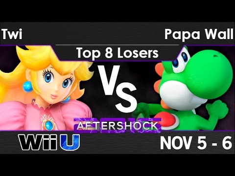 AFSK 16 - Twi (Peach) vs Papa Wall (Yoshi) Top 8 Losers - Smash 4