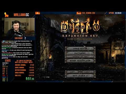 Diablo 2 - Hell Hardcore Druid Run!! (11/14/2018)