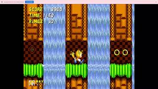 Playing as ray in sonic 2