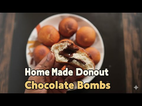 Stop Buying Donuts ! Make this Easy Chocolate Bombs At Home | Donut Chocolate Bombs #desserts
