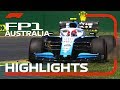 2019 Australian Grand Prix: FP1 Highlights