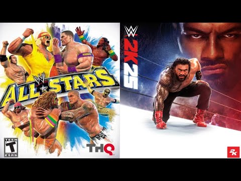 WWE ALL STARS VS WWE 2K25 Entrance Comparison