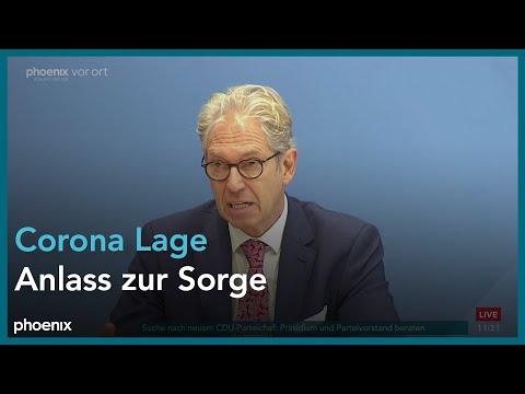 Pressekonferenz zur aktuellen Corona-Lage am 02.11.21