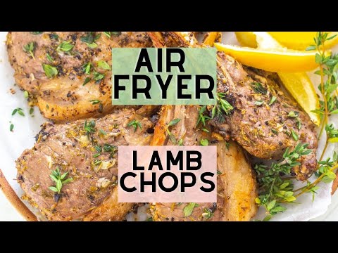 Air Fryer LAMB CHOPS recipe!