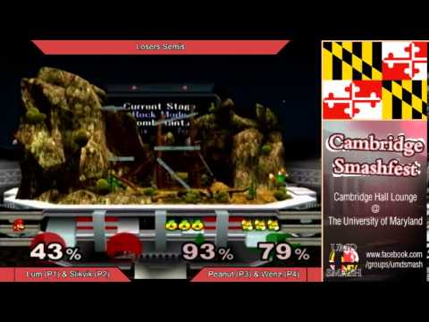 UMD Smashfest 2/7/14 - Jayo & Slikvik vs Peanutphobia & BigWenz Losers Semis