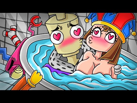 KINGER joins POMNI in Bathroom! ZOOBLE furious - Digital Circus Minecraft