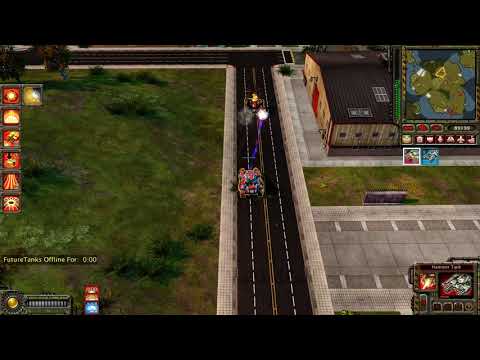 C&C Red Alert 3 Uprising Mirage Tank vs Hammer Tank