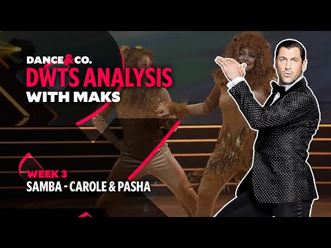DWTS MAKS ANALYSIS: Week 3 - Carole Baskin & Pasha Pashkov's Samba