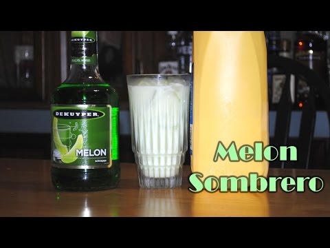Melon Sombrero Mixed Drink Recipe