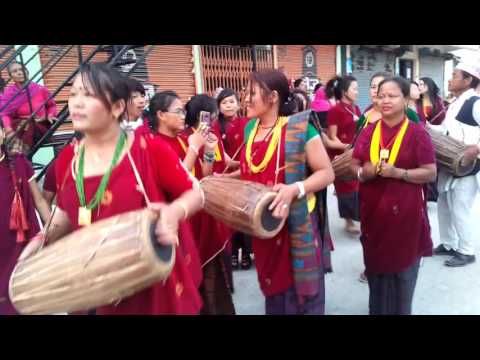 Magar cultural dance Hurra Dance in Nepal