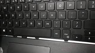 How to remove and clean Dell 3000 series keyboard keys step by step.
