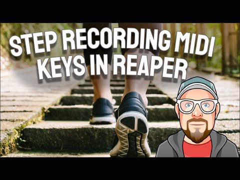 Step Recording MIDI Keys in REAPER