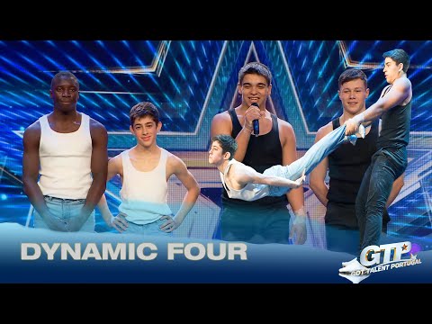 O júri ficou sem fôlego com atuação dos Dynamic Four! | Audições | Got Talent Portugal 2024