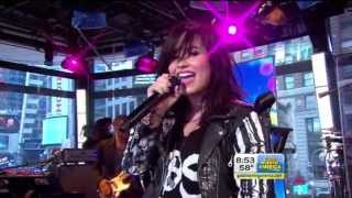 demi lovato give your heart a break LIVE!!  @ GMA ABC Ch 7