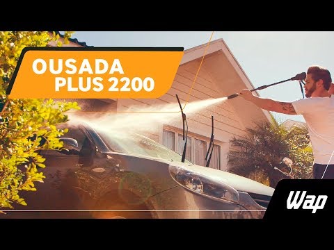 Video thumbnail of Lavadora de Alta Pressão WAP Ousada Plus 2200 1500W