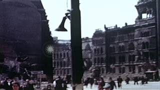 Soldiers of Soviet Red Army on the streets of Berlin in Germany during visit of U...HD Stock Footage