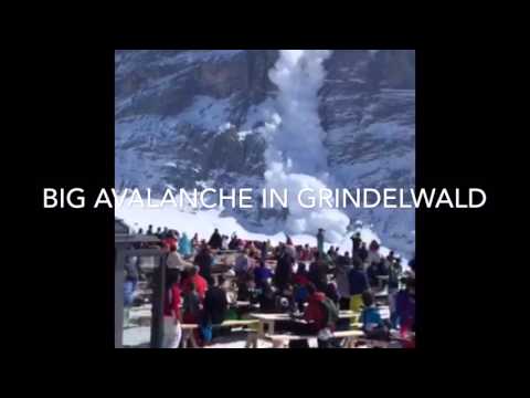Big avalanche in Grindelwald 20/03/2016