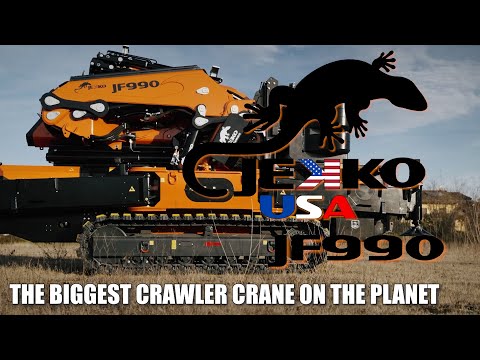 Jekko JF990, The Biggest Crawler Crane on the Planet