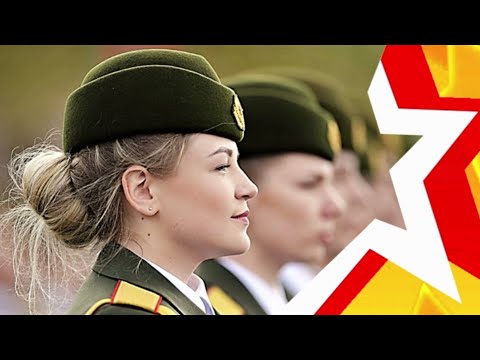 ЖЕНСКИЕ ВОЙСКА БЕЛАРУСЬ ★ Парад Победы в Минске 9 мая ★ ЦВЕТЫ ПОБЕДЫ #militarysongs #militaryparade