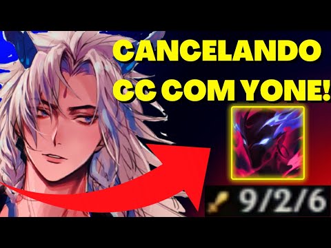 É ASSIM QUE CANCELO CC COM O YONE  -  Yone vs Ahri - League of Legends