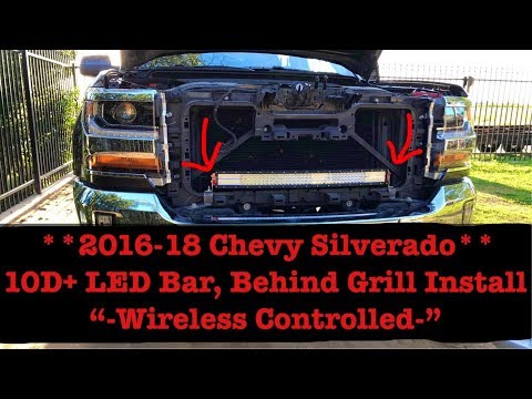 2016 - 2018 Chevy Silverado LED Bar Install