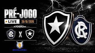 FOGÃONET LIVE: REMO X BOTAFOGO (PRÉ-JOGO) | CAMPEONATO BRASILEIRO 33º RODADA