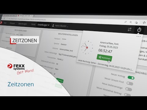 Time zones feature in rexx suite