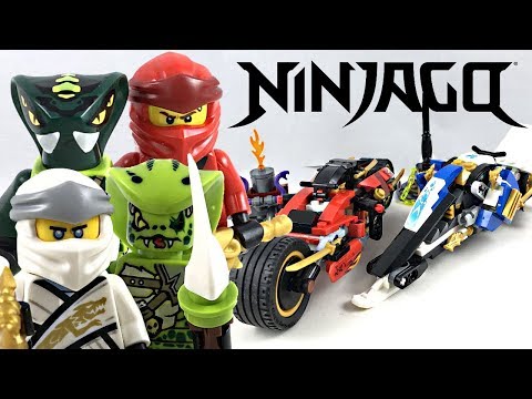 LEGO Ninjago Legacy Kai's Blade Cycle & Zane's Snowmobile review! 2019 set 70667!