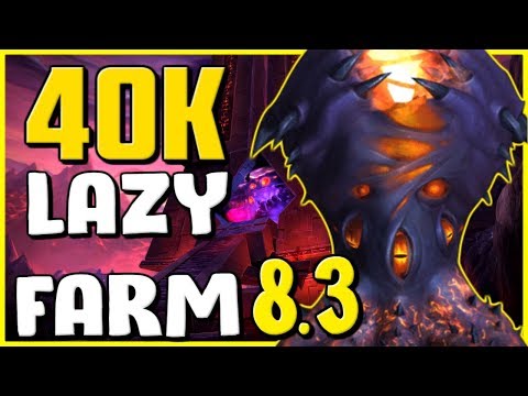 40k Per Hour Lazy Farm In WoW BFA 8.3 - Gold Farming, Gold Making