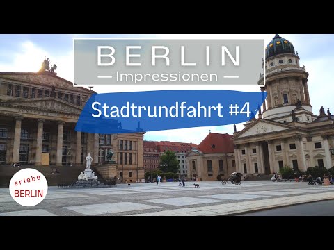 [4K] Berlin - Stadtrundfahrt #4 - Checkpoint Charlie bis Forum Fridericianum