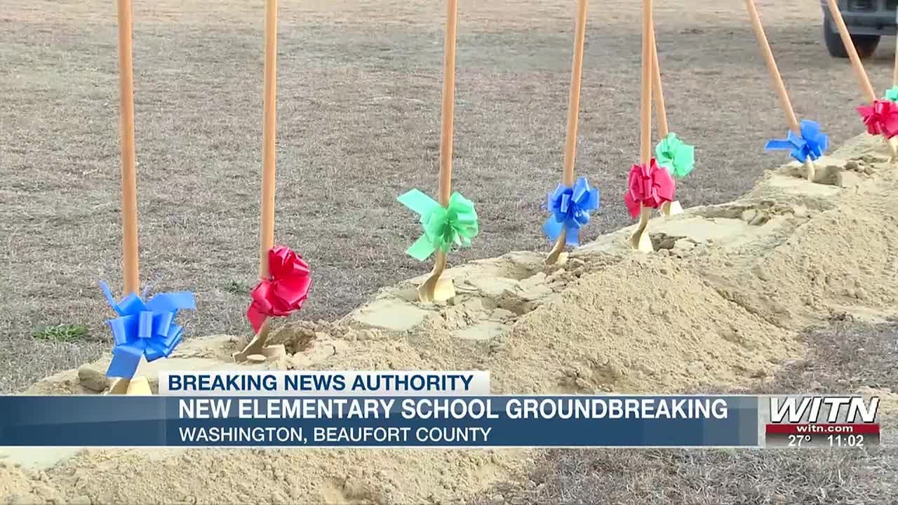 Beaufort County Schools breaks ground on new Washington Elementary School