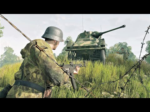 Enlisted: Wehrmacht vs US Forces - Ruins of Vaux - Invasion of Normandy | No Commentary