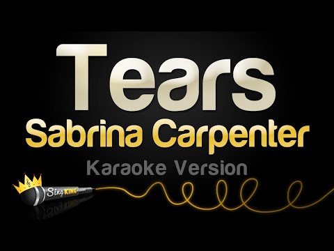 Sabrina Carpenter - Tears (Karaoke Version)