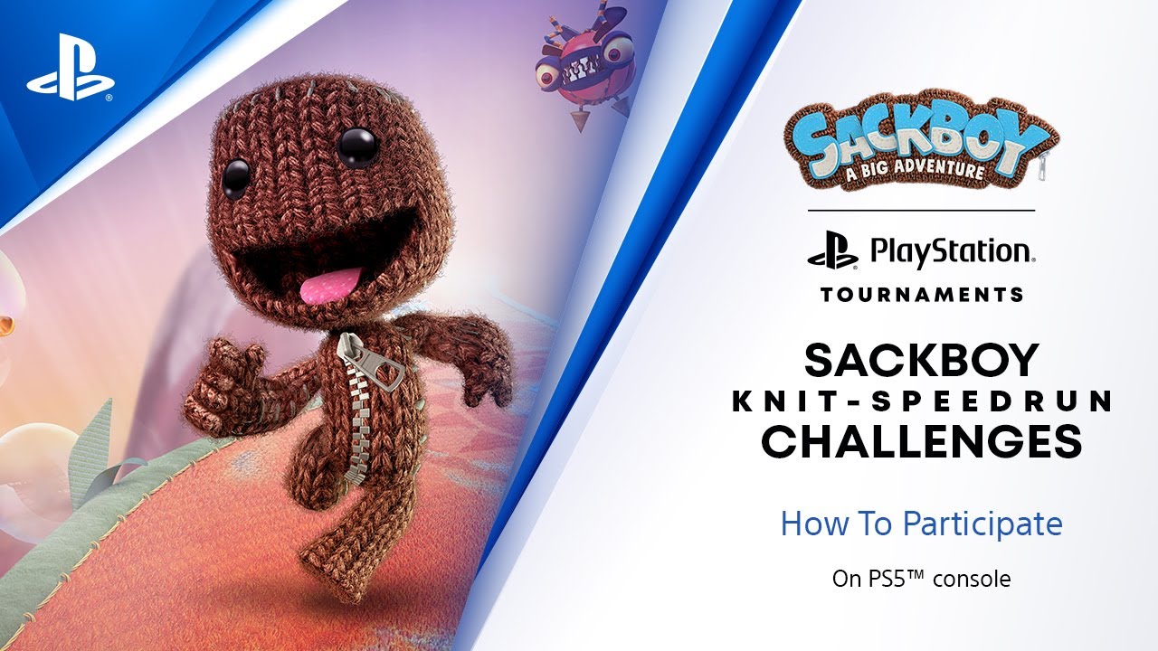 PlayStation Challenges on PS5 - Sackboy Knit-Speedrun Challenges - YouTube