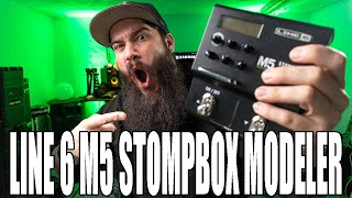 Video thumbnail for Why You Should Buy The Line 6 M5 Stomp Box Modeler Guitar Pedal by Mad Man Music