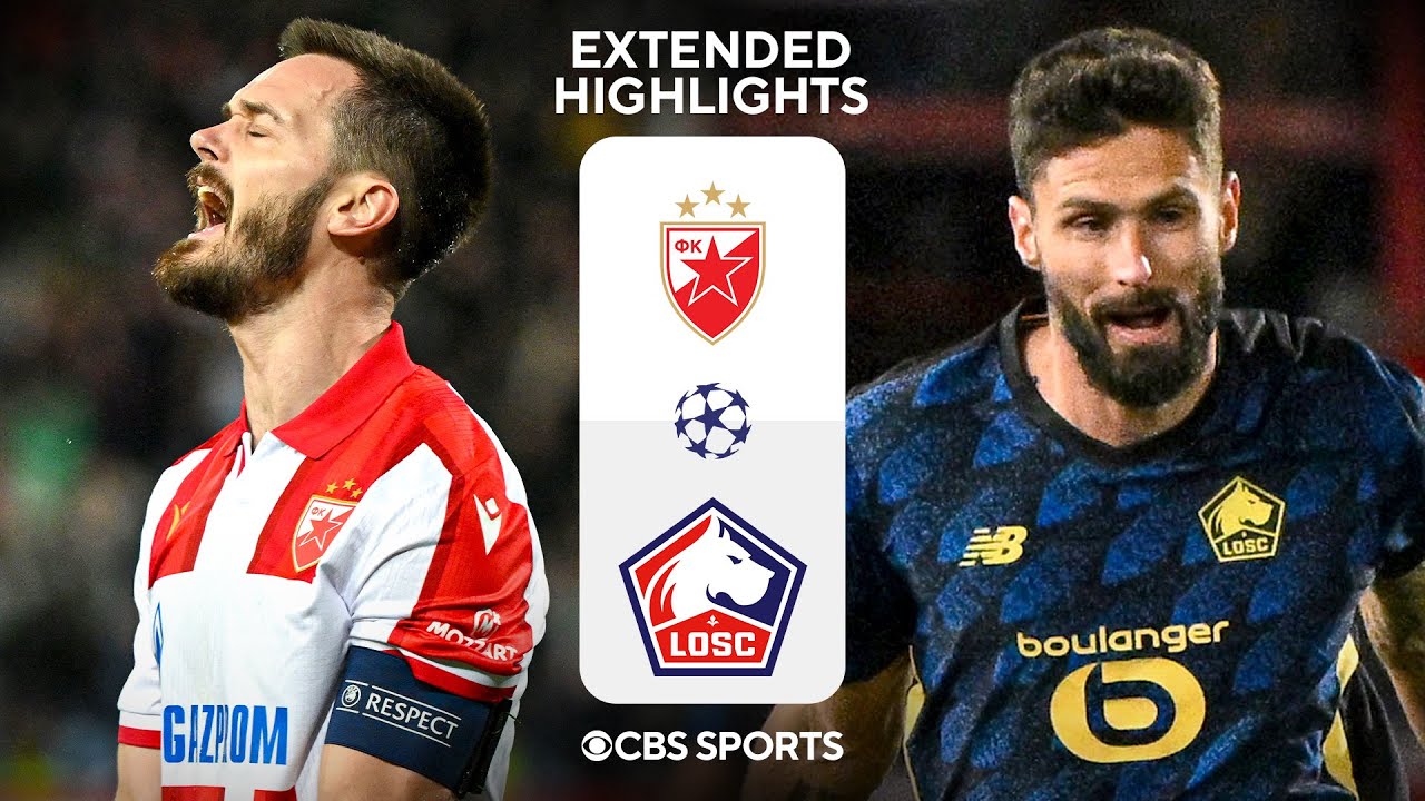 Crvena zvezda vs Lille Official Highlights