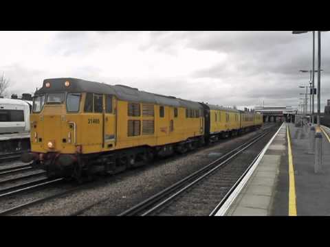 (HD) 37218 + 37038 & 6 Flasks!! Thrash Through Tonbridge & 31465 Powers Through on 3Q03