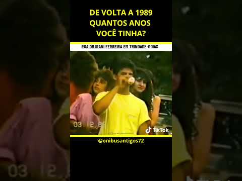 A Juventude de Trindade (GO) no Final dos Anos 80 #shorts